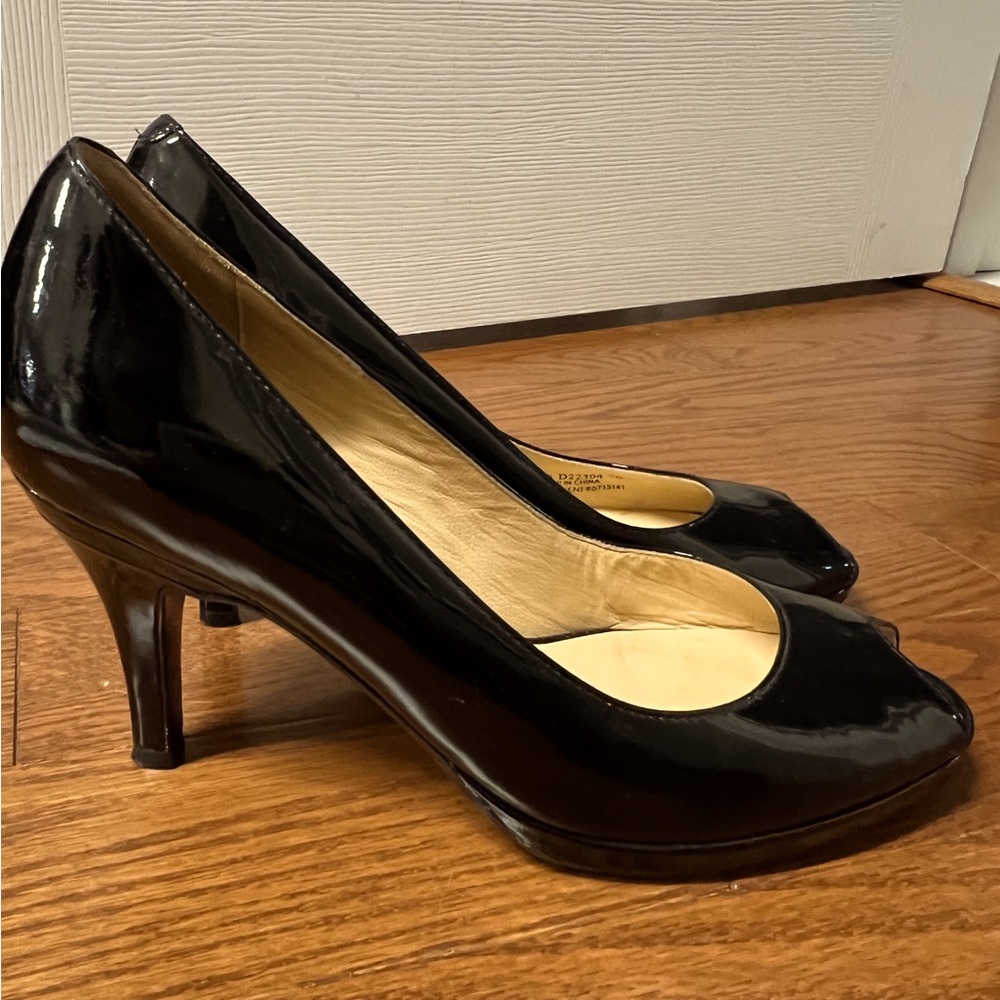 Cole Haan Nike Patent Leather Peep toe Heel